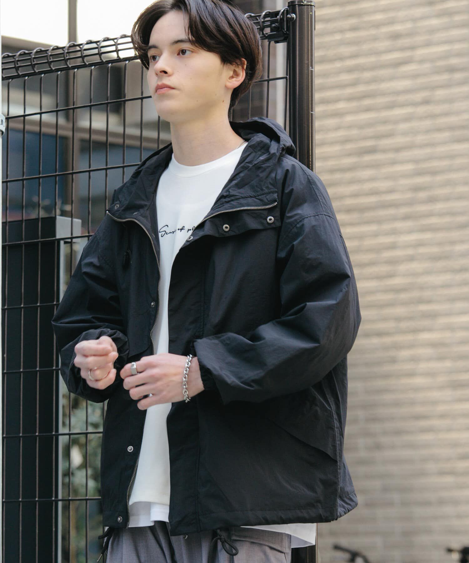 SENSE OF PLACE by URBAN RESEARCH「ライトフーディブルゾン」|ブルゾン・スタジャン|