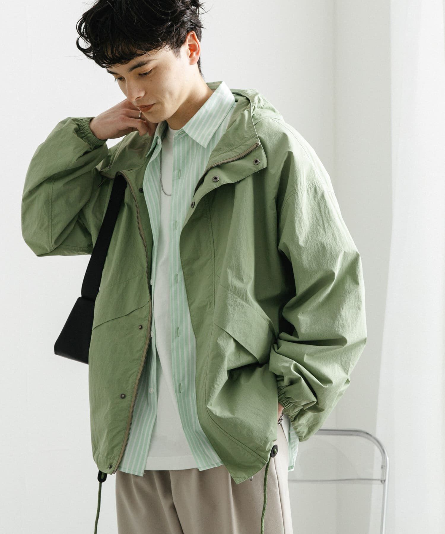 SENSE OF PLACE by URBAN RESEARCH「ライトフーディブルゾン」|ブルゾン・スタジャン|