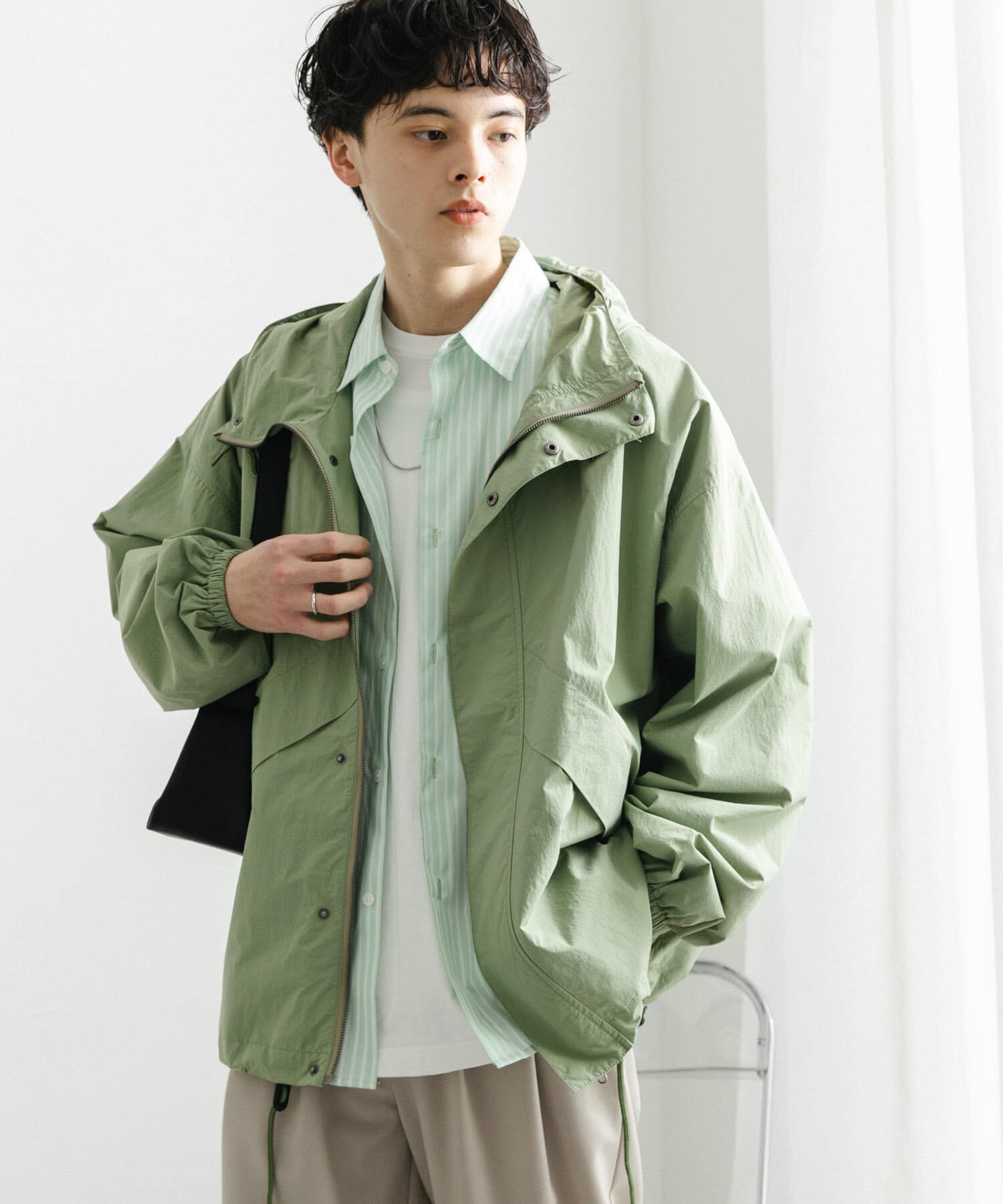 SENSE OF PLACE by URBAN RESEARCH「ライトフーディブルゾン」|ブルゾン・スタジャン|