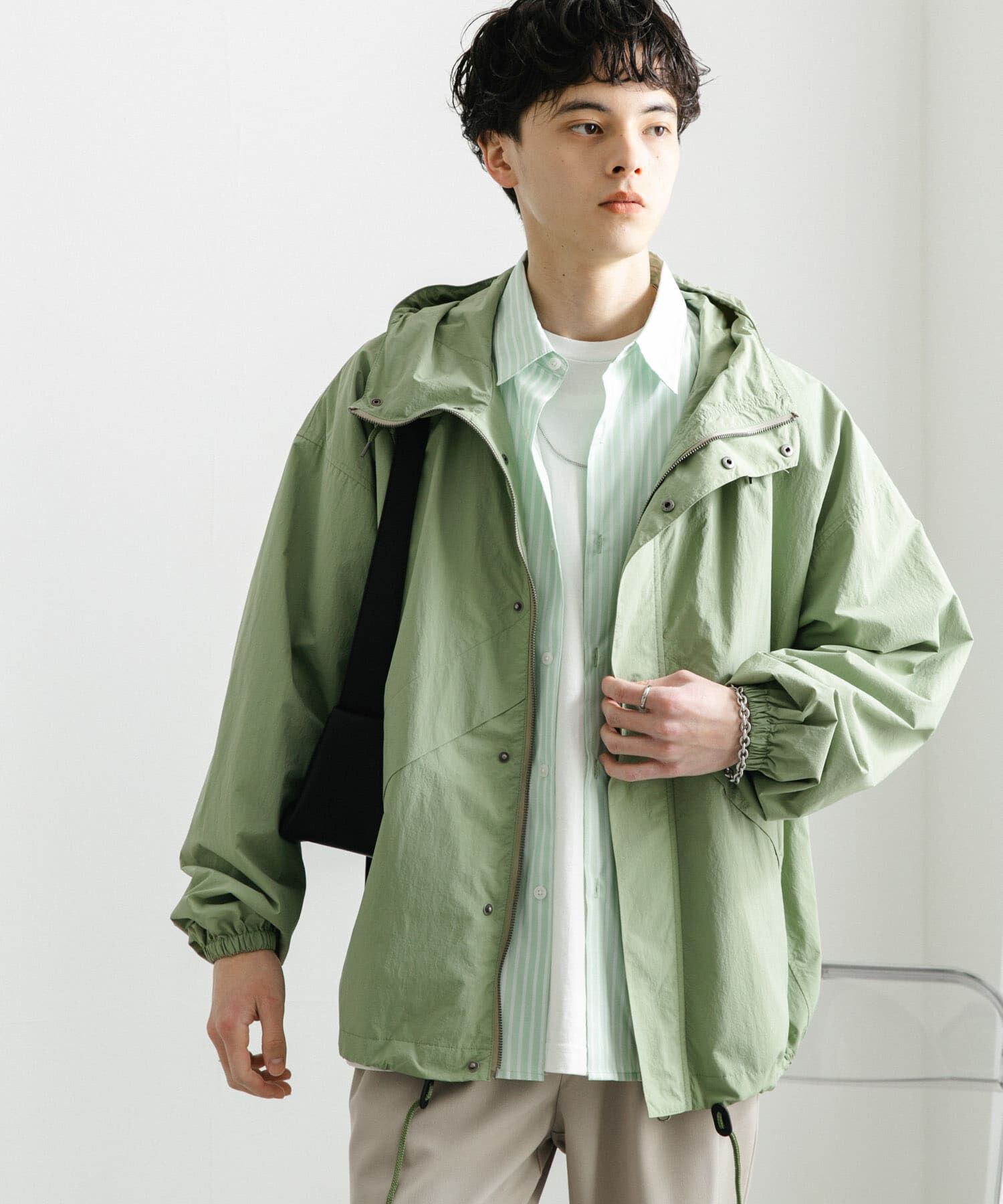 SENSE OF PLACE by URBAN RESEARCH「ライトフーディブルゾン」|ブルゾン・スタジャン|