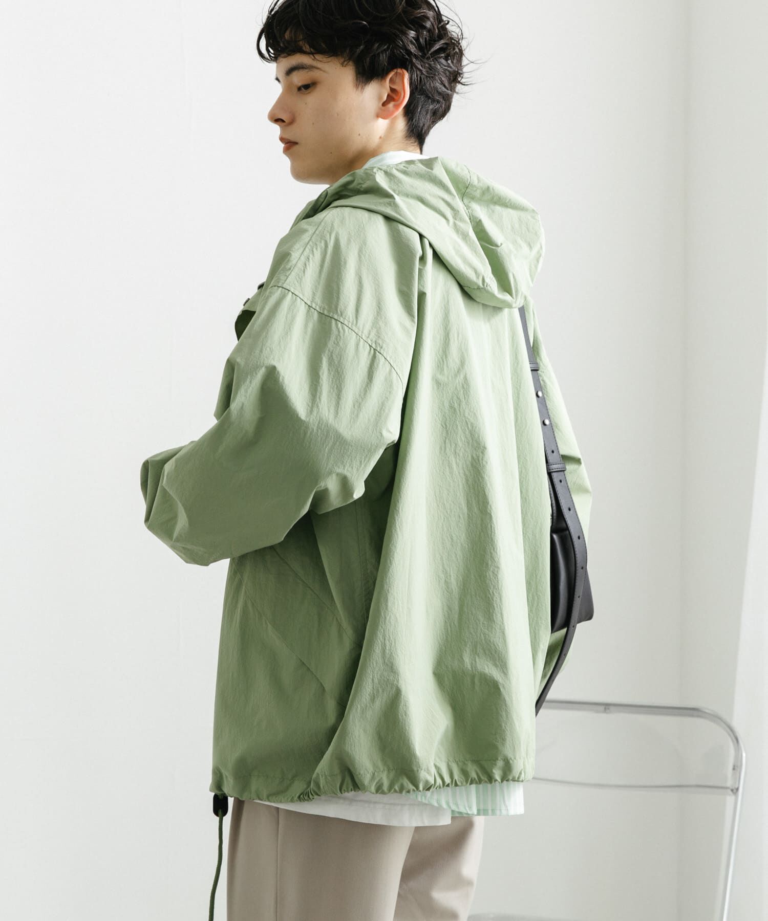 SENSE OF PLACE by URBAN RESEARCH「ライトフーディブルゾン」|ブルゾン・スタジャン|