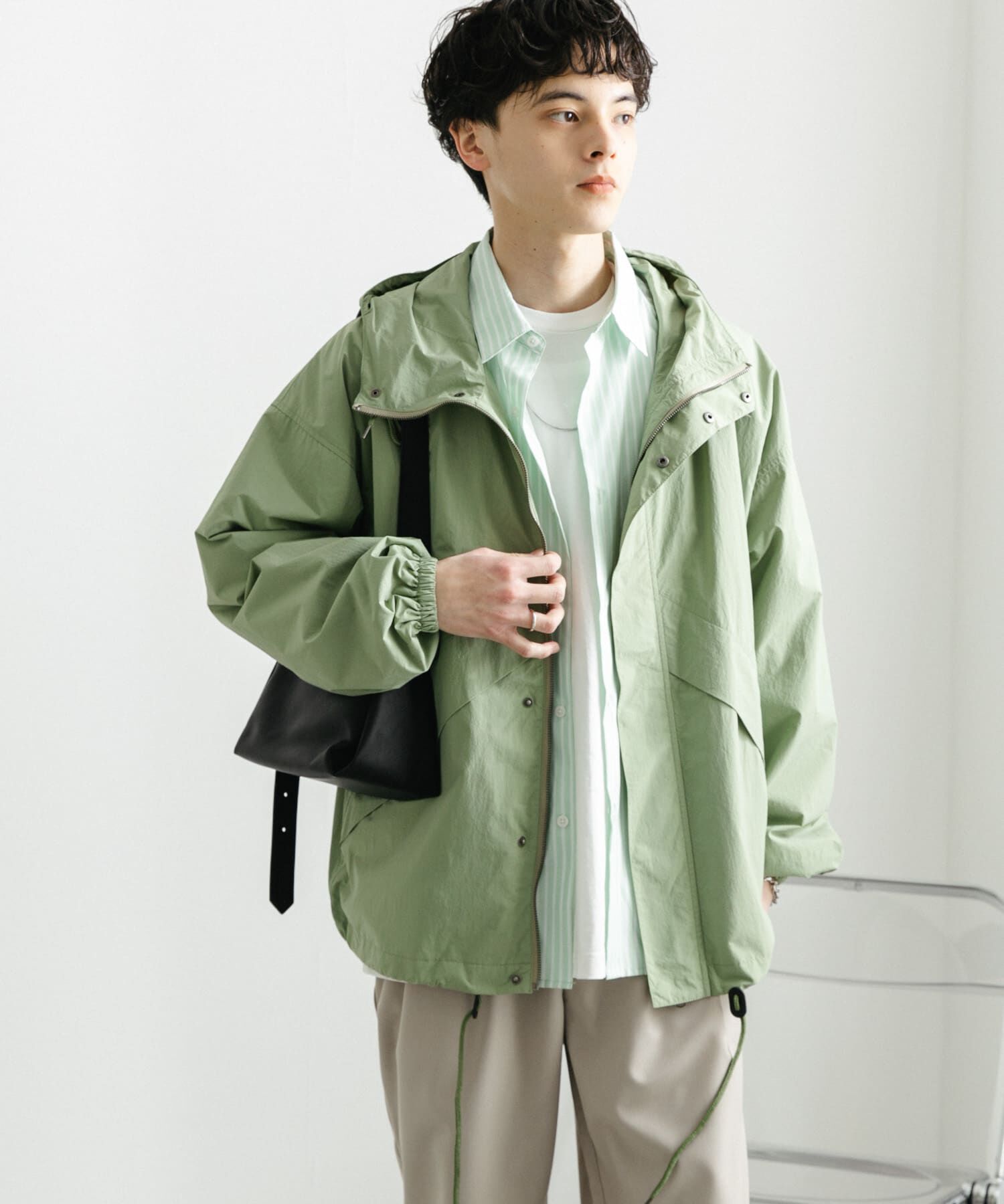 SENSE OF PLACE by URBAN RESEARCH「ライトフーディブルゾン」|ブルゾン・スタジャン|