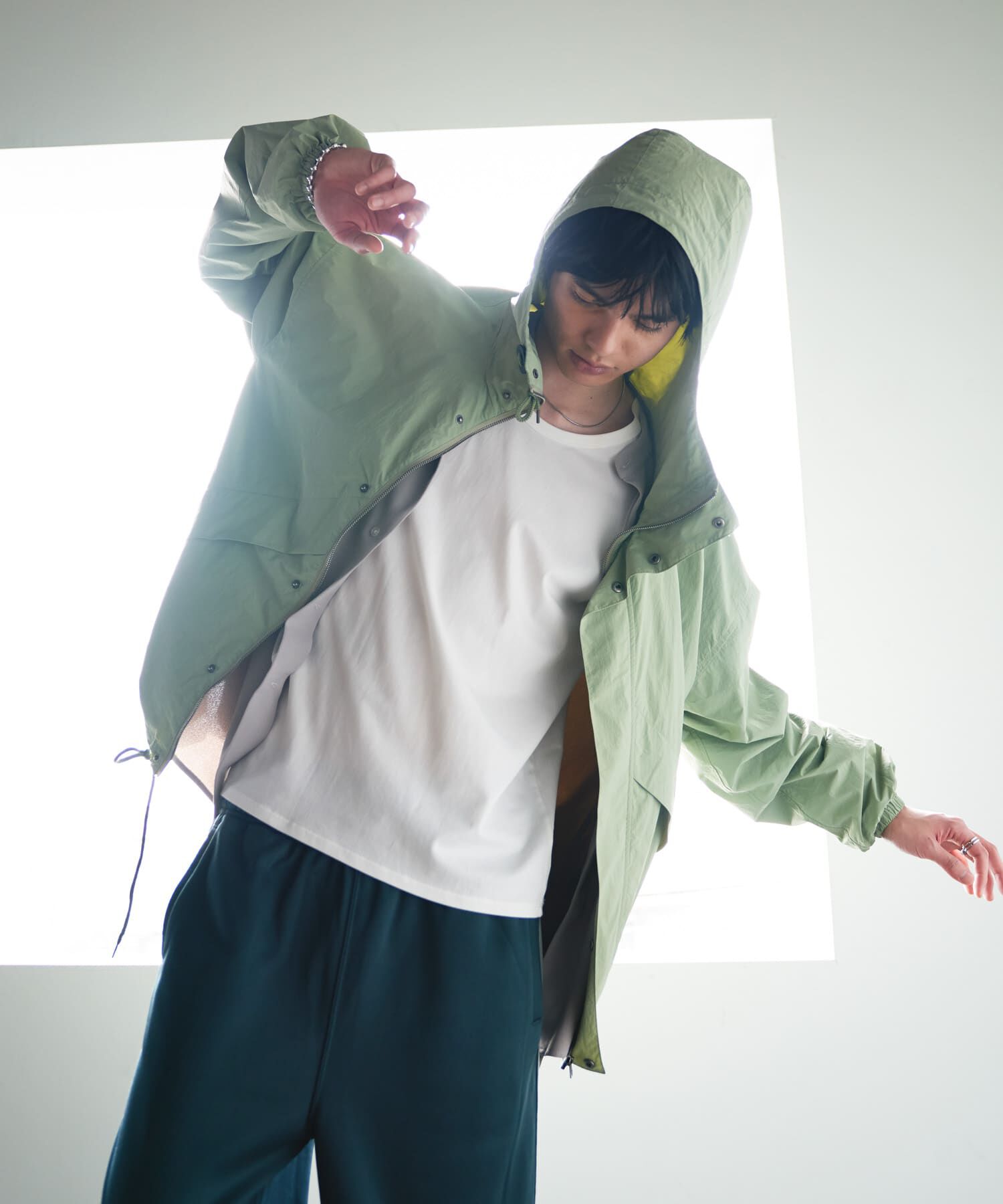 SENSE OF PLACE by URBAN RESEARCH「ライトフーディブルゾン」|ブルゾン・スタジャン|