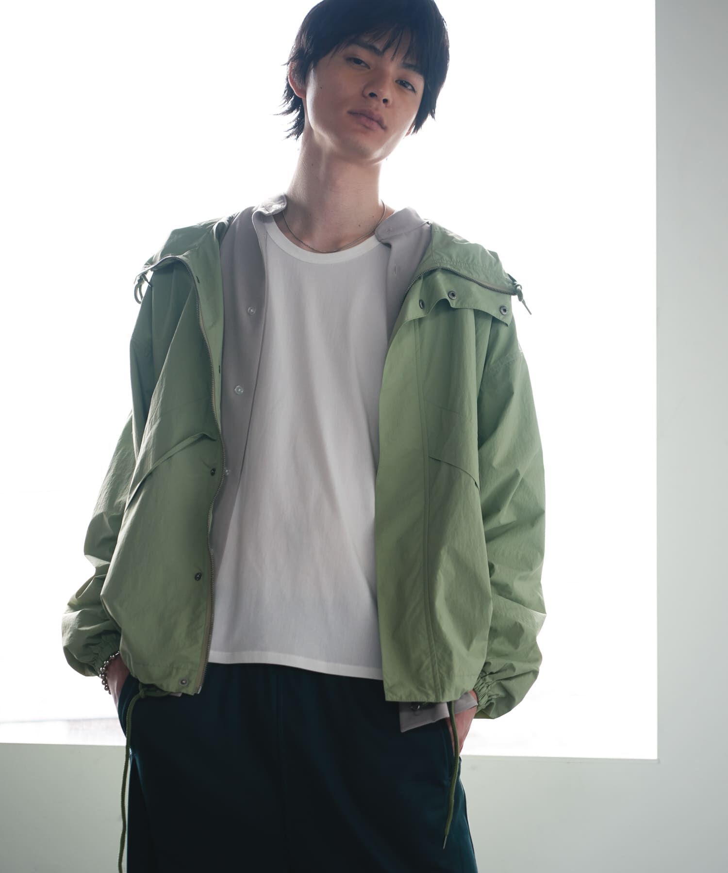 SENSE OF PLACE by URBAN RESEARCH「ライトフーディブルゾン」|ブルゾン・スタジャン|