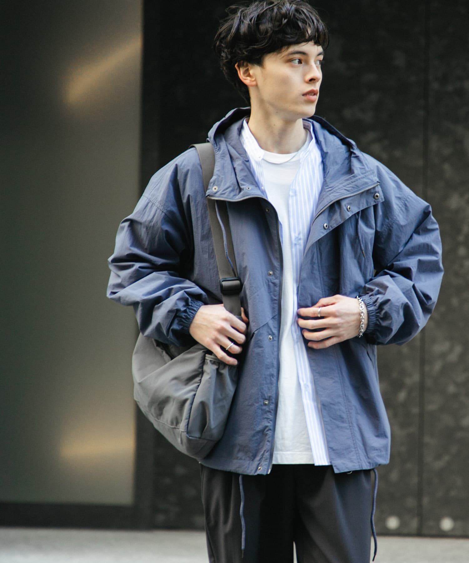 SENSE OF PLACE by URBAN RESEARCH「ライトフーディブルゾン」|ブルゾン・スタジャン|