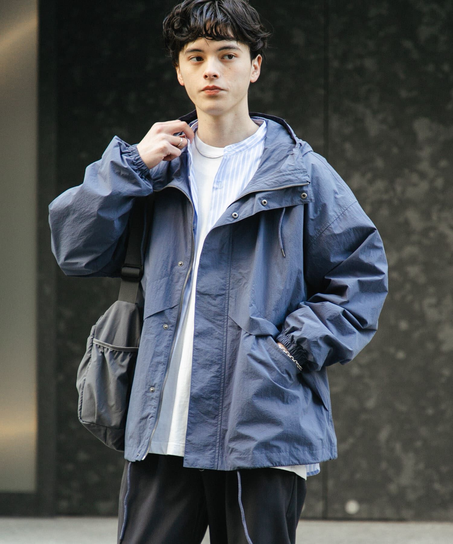 SENSE OF PLACE by URBAN RESEARCH「ライトフーディブルゾン」|ブルゾン・スタジャン|