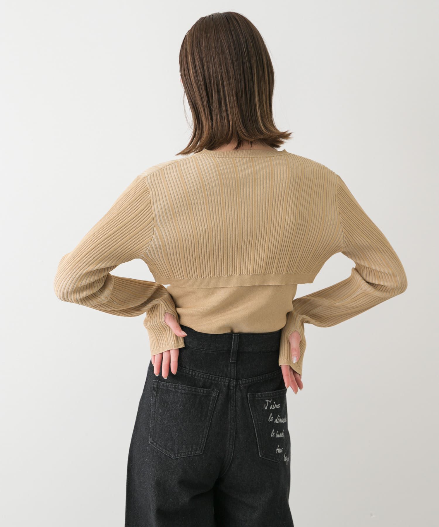 SENSE OF PLACE by URBAN RESEARCH「2Pレイヤードセーター」|ニット・セーター|