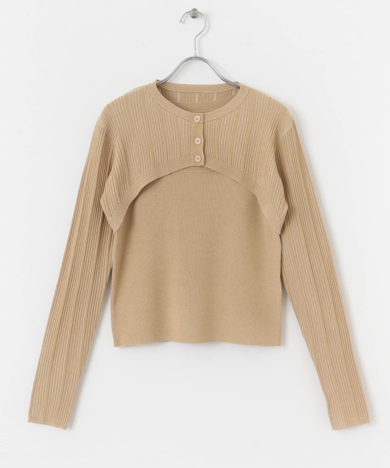 SENSE OF PLACE by URBAN RESEARCH「2Pレイヤードセーター」|ニット・セーター|