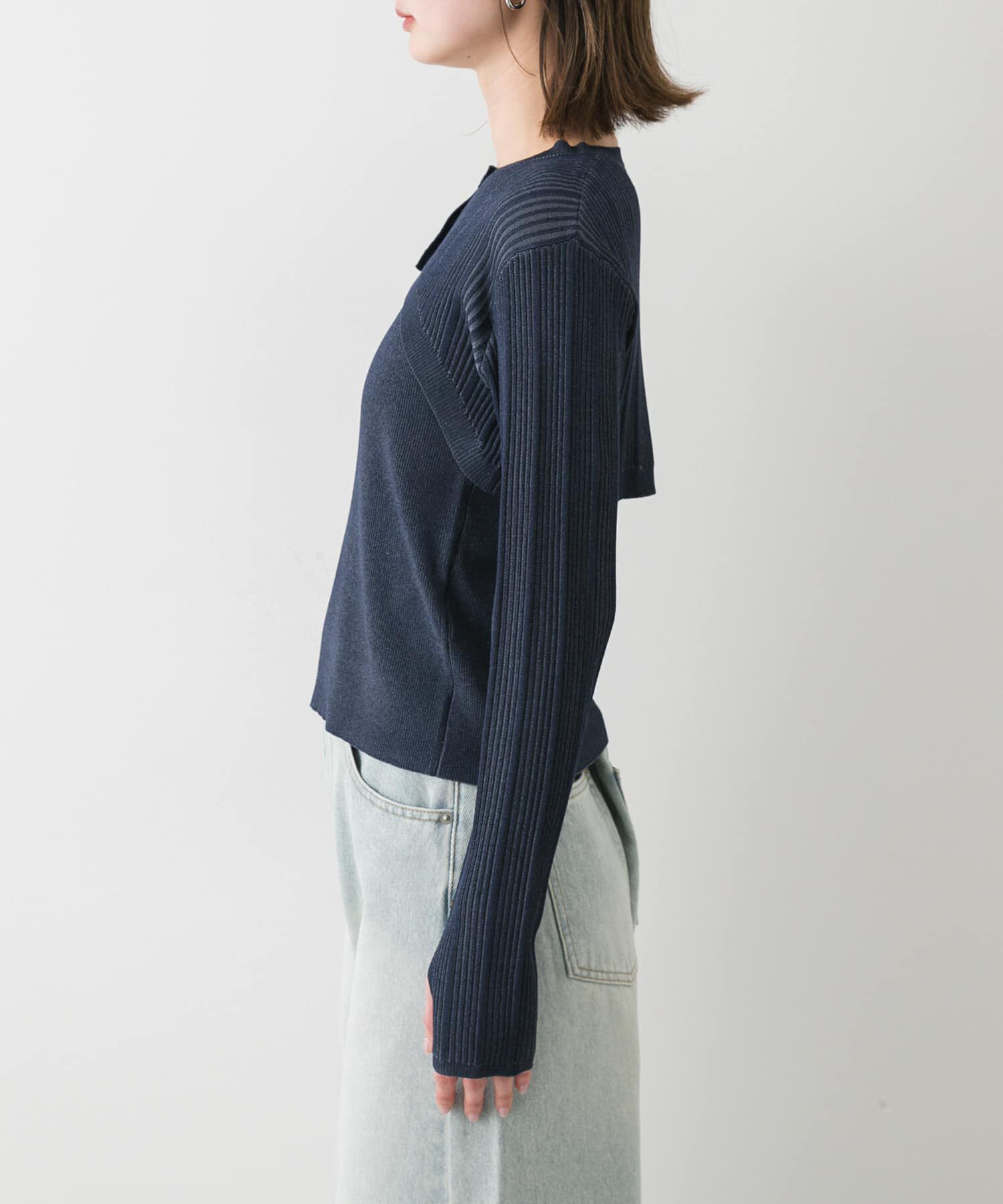 SENSE OF PLACE by URBAN RESEARCH「2Pレイヤードセーター」|ニット・セーター|