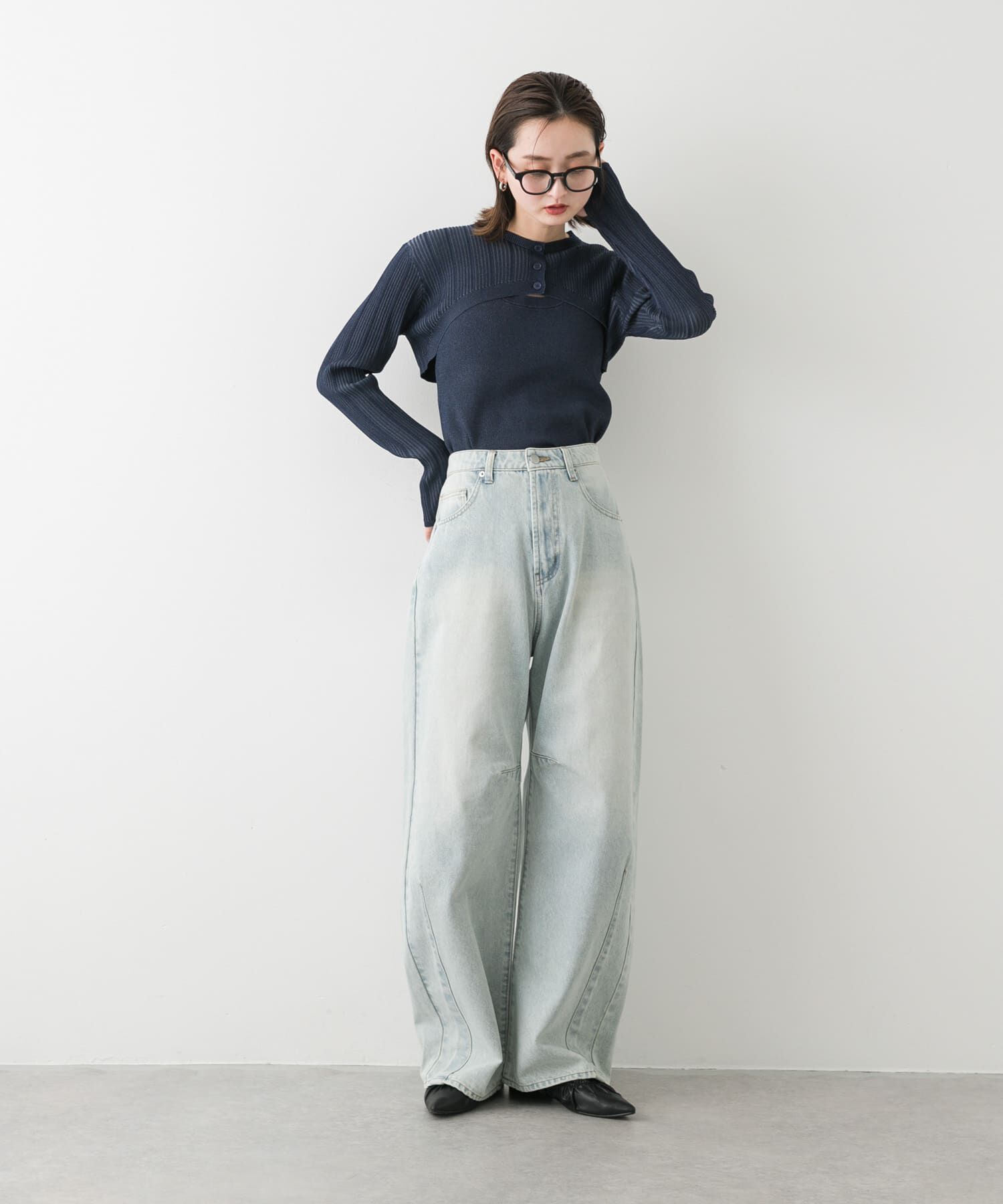 SENSE OF PLACE by URBAN RESEARCH「2Pレイヤードセーター」|ニット・セーター|