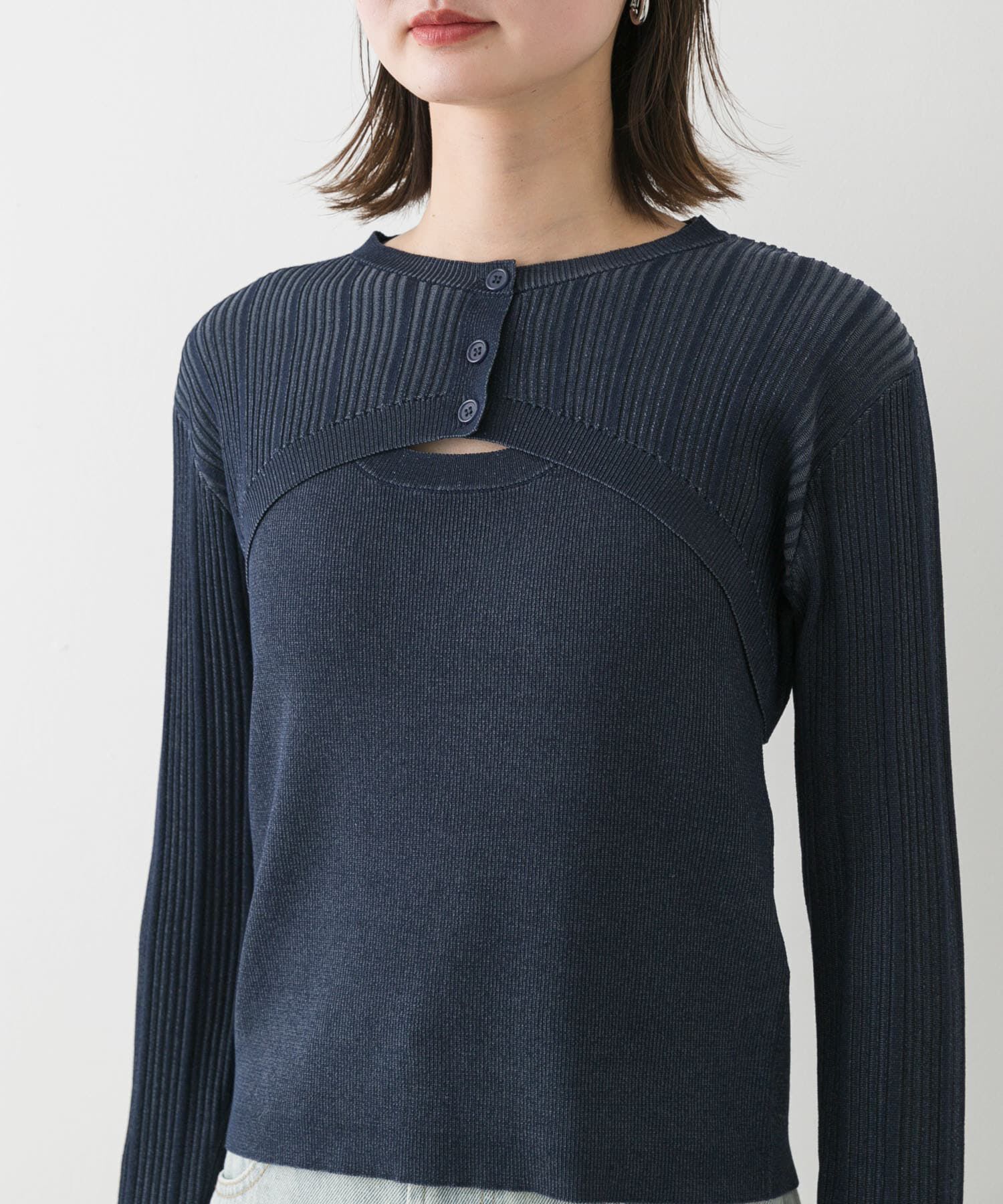 SENSE OF PLACE by URBAN RESEARCH「2Pレイヤードセーター」|ニット・セーター|