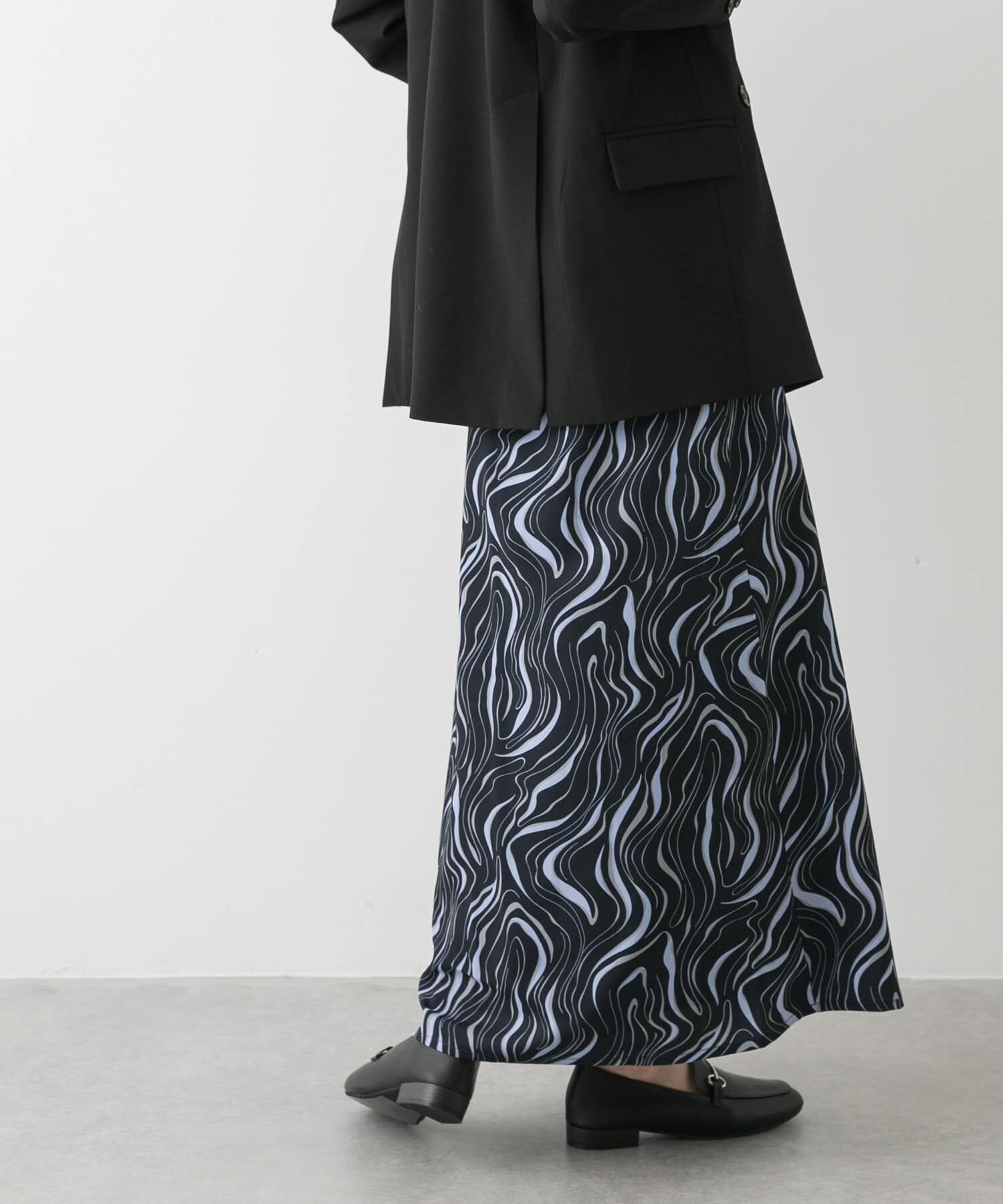 SENSE OF PLACE by URBAN RESEARCH「マーブルパターンナロースカート」|スカート|