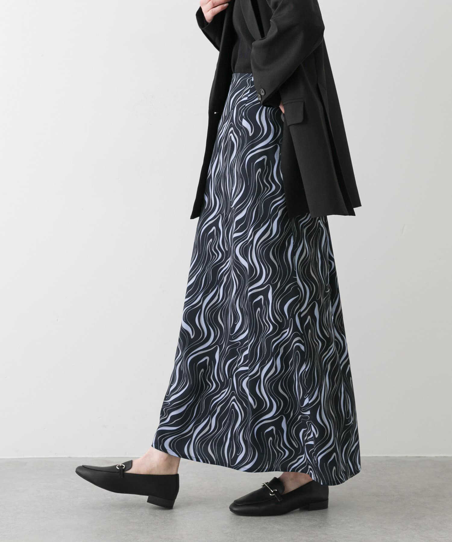 SENSE OF PLACE by URBAN RESEARCH「マーブルパターンナロースカート」|スカート|