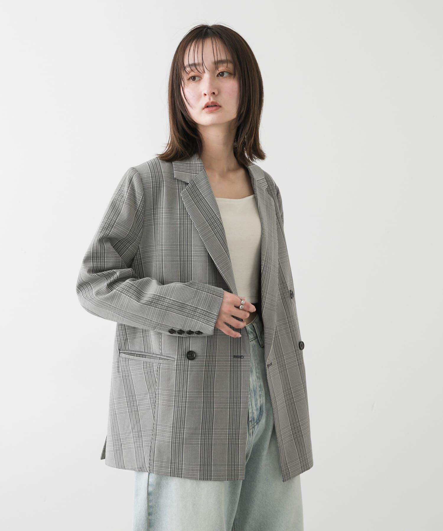 SENSE OF PLACE by URBAN RESEARCH「『セットアップ対応』 ダブルテーラードジャケット」|その他|