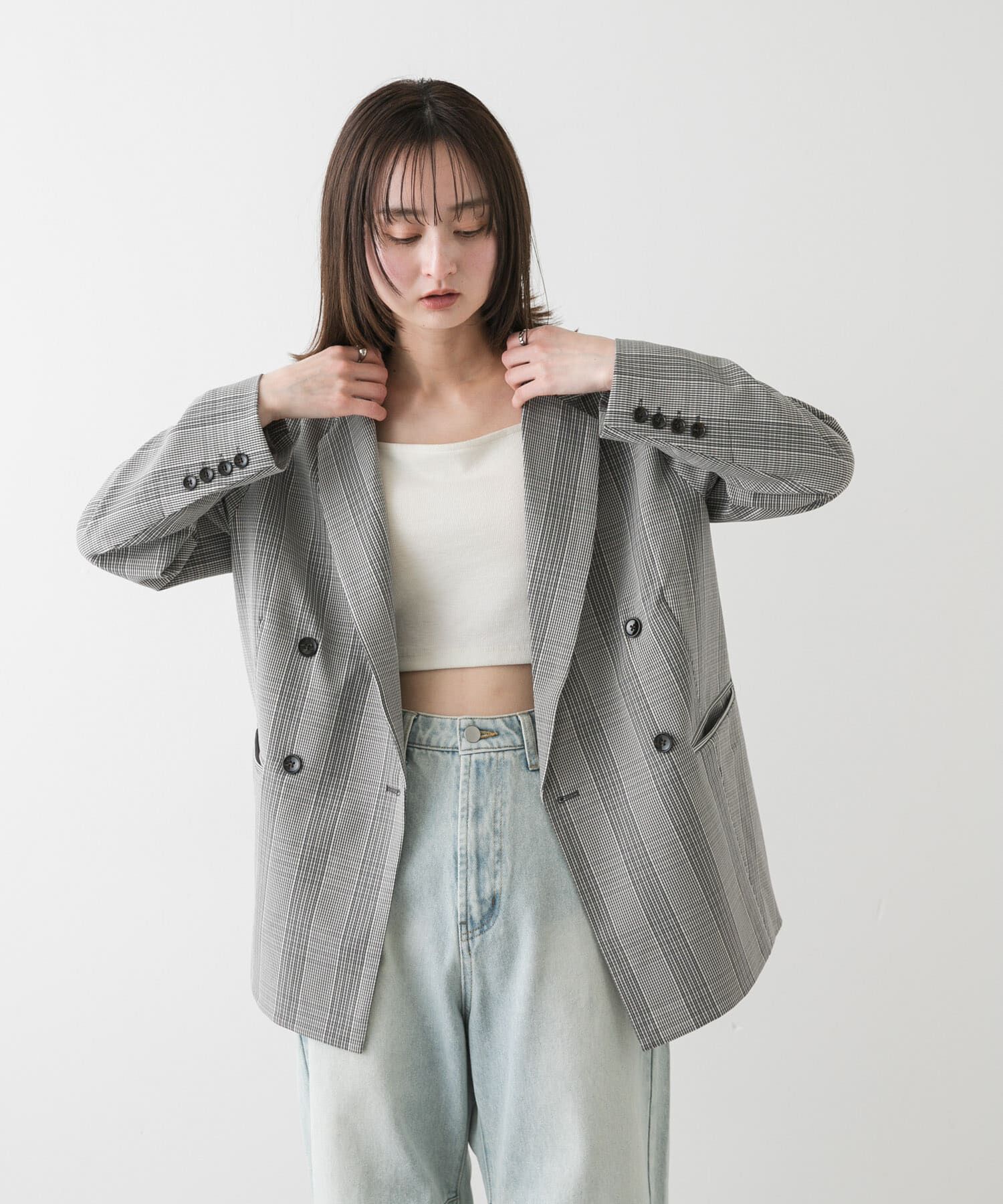 SENSE OF PLACE by URBAN RESEARCH「『セットアップ対応』 ダブルテーラードジャケット」|その他|