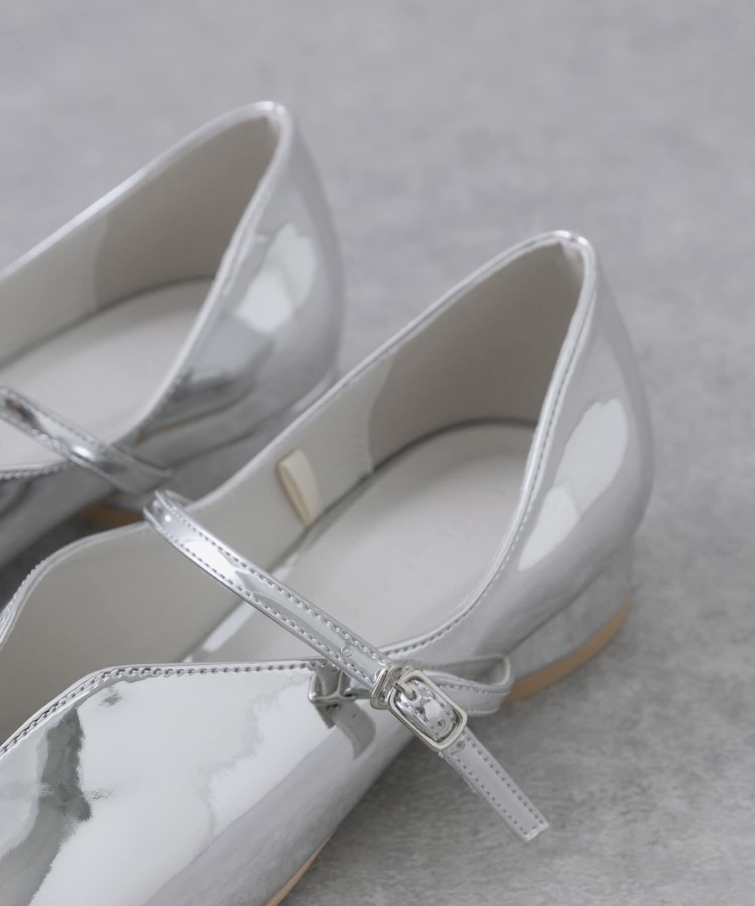 SENSE OF PLACE by URBAN RESEARCH「メタリックポインテッドシューズ」|パンプス|