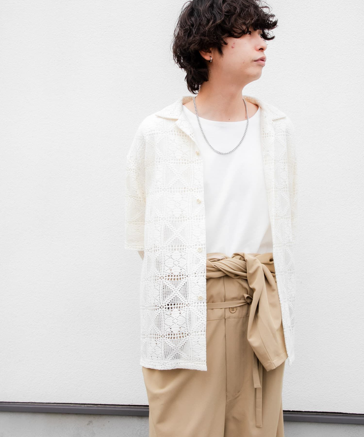 SENSE OF PLACE by URBAN RESEARCH「オープンネックルーズ ショートスリーブ Tシャツ」|Tシャツ・カットソー|