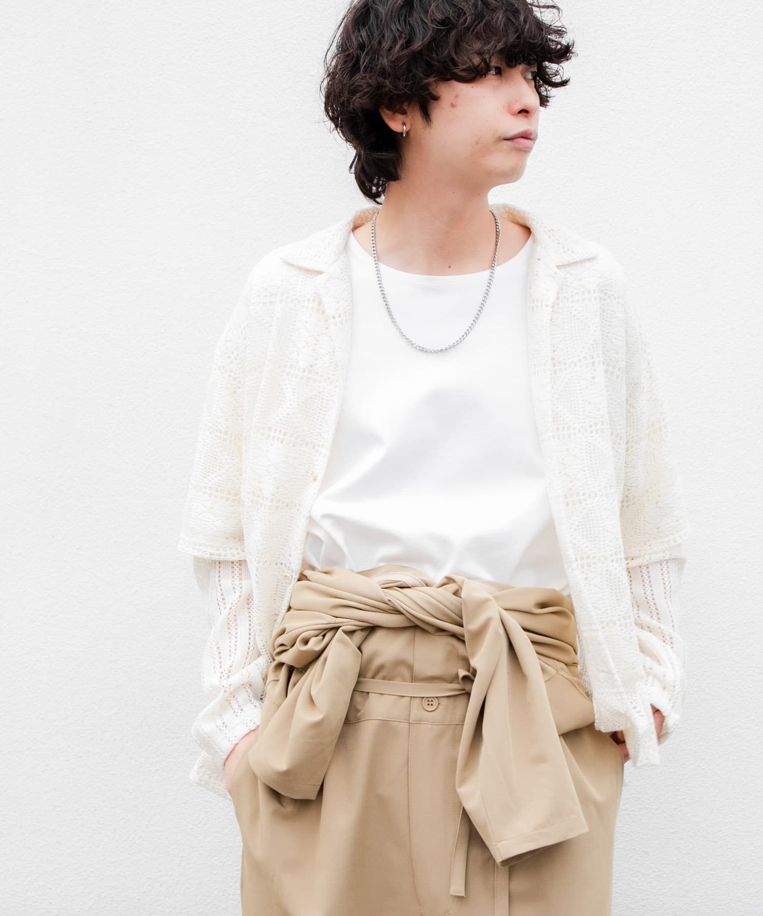 SENSE OF PLACE by URBAN RESEARCH「オープンネックルーズ ショートスリーブ Tシャツ」|Tシャツ・カットソー|