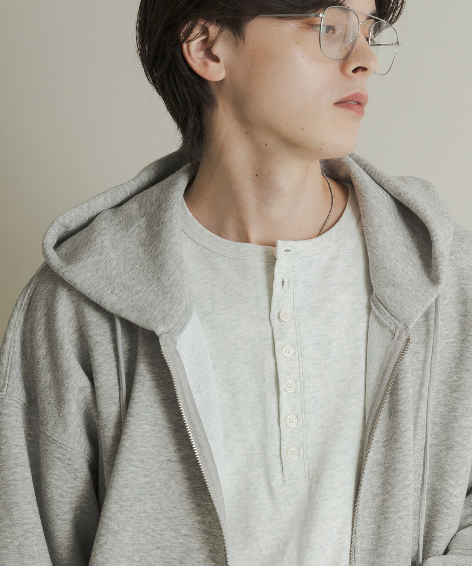 SENSE OF PLACE by URBAN RESEARCH「ヘンリーネックロングTシャツ」|Tシャツ・カットソー|