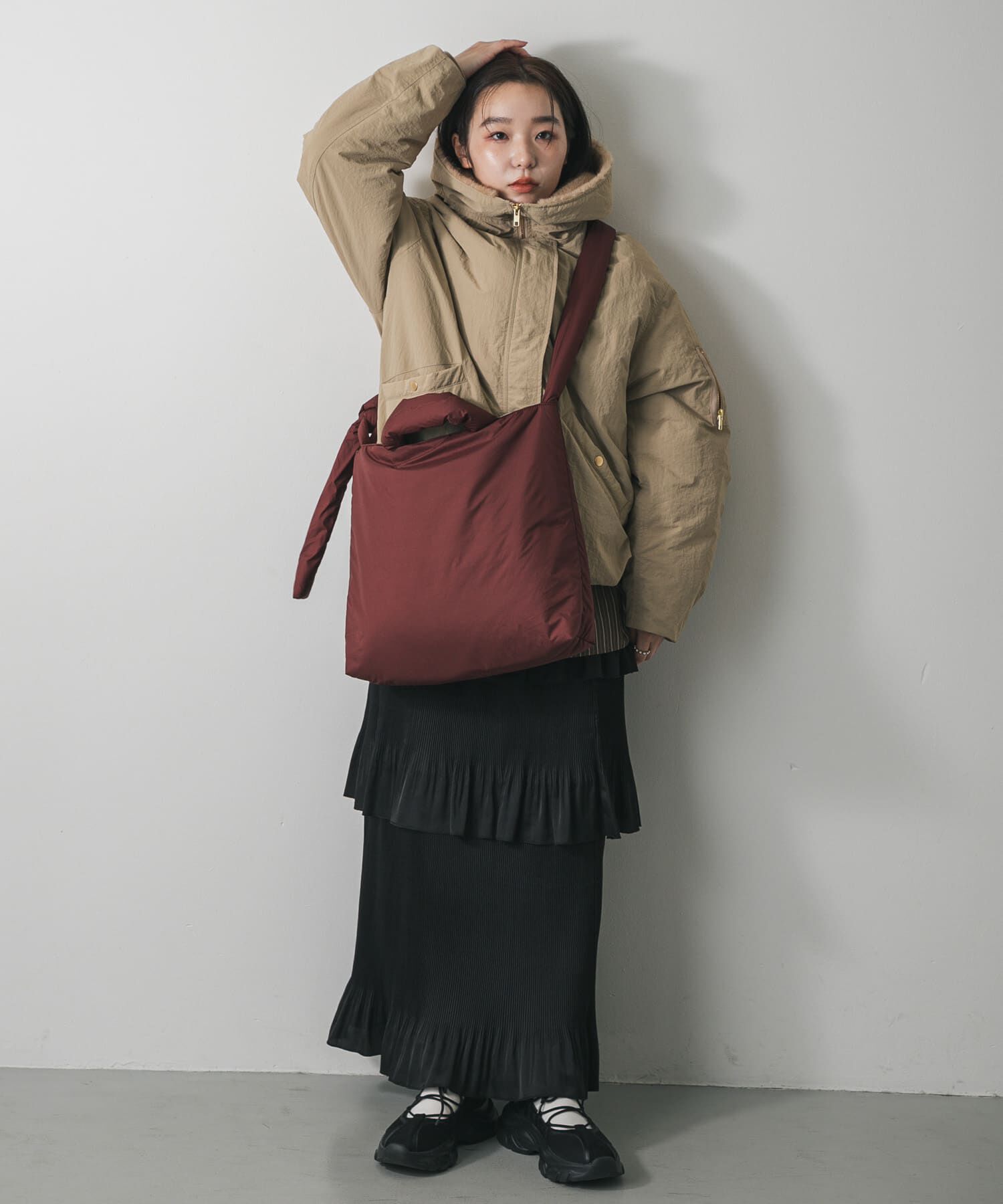 SENSE OF PLACE by URBAN RESEARCH「ファーエリバルーンブルゾン」|ブルゾン・スタジャン|