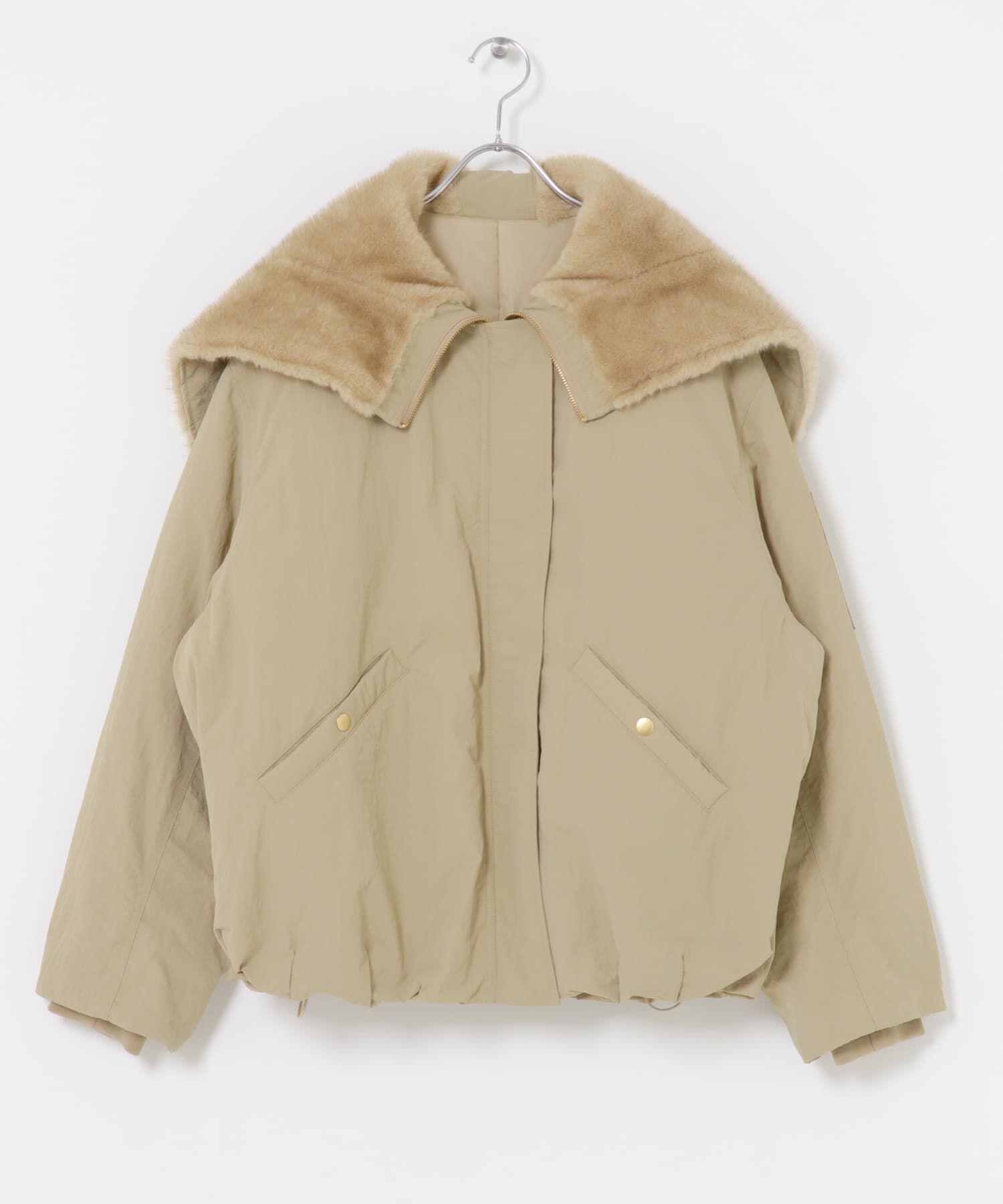 SENSE OF PLACE by URBAN RESEARCH「ファーエリバルーンブルゾン」|ブルゾン・スタジャン|