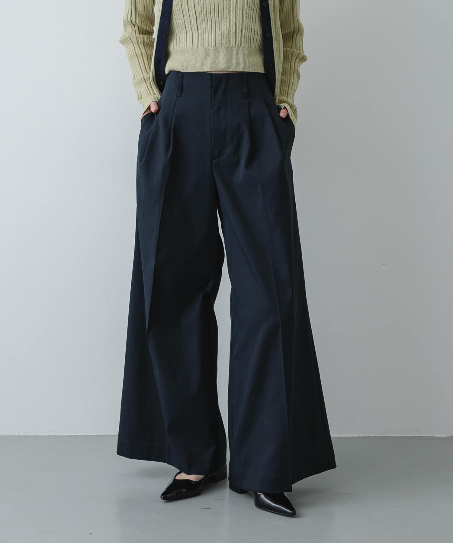 SENSE OF PLACE by URBAN RESEARCH「『XS/Lサイズ/WEB限定』バギーチノパンツ」|その他|ネイビー