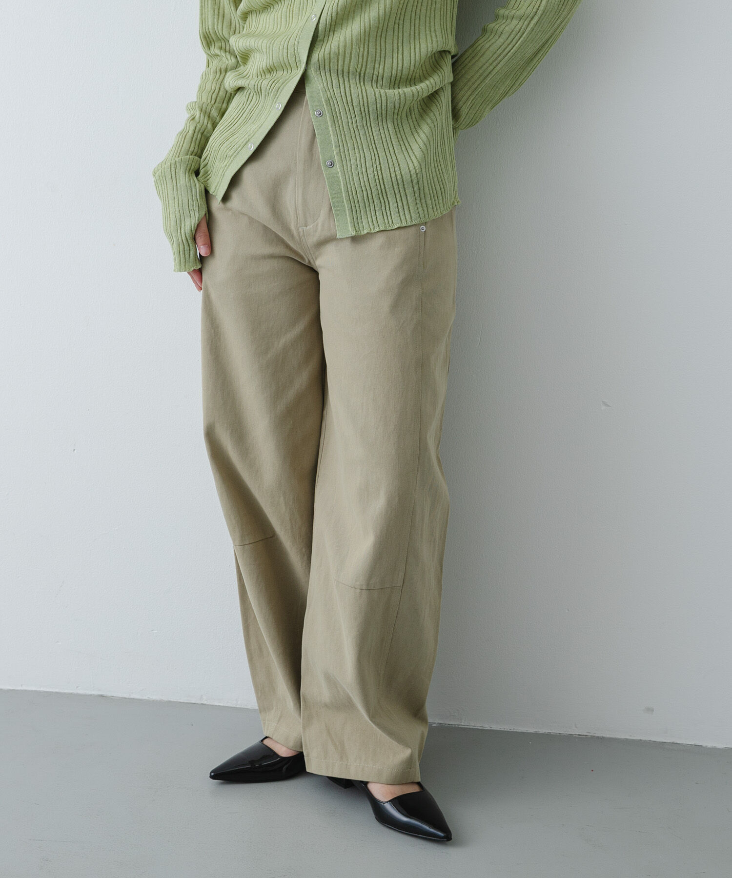 SENSE OF PLACE by URBAN RESEARCH「バレルレッグチノパンツ」|その他|ベージュ