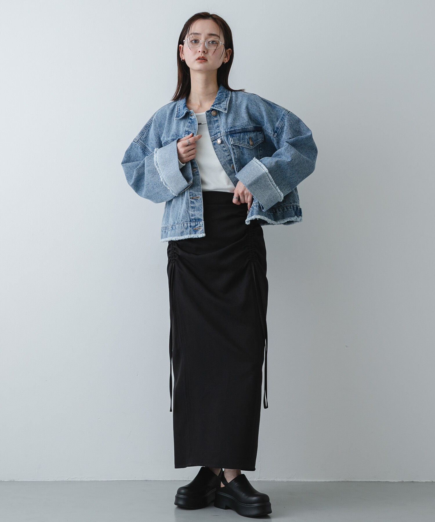 SENSE OF PLACE by URBAN RESEARCH「シャーリングスカート」|スカート|