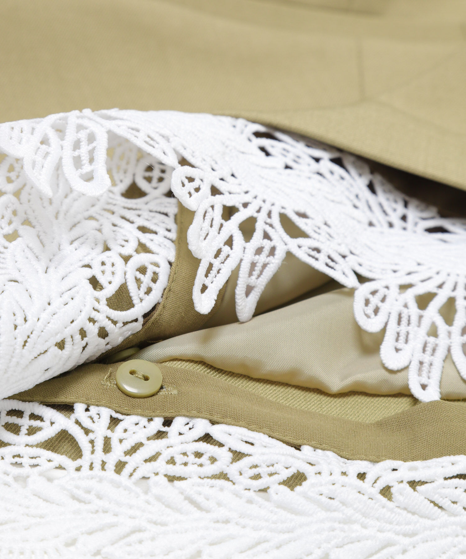 SENSE OF PLACE by URBAN RESEARCH「レースレイヤードノーカラージャケット」|ノーカラージャケット|