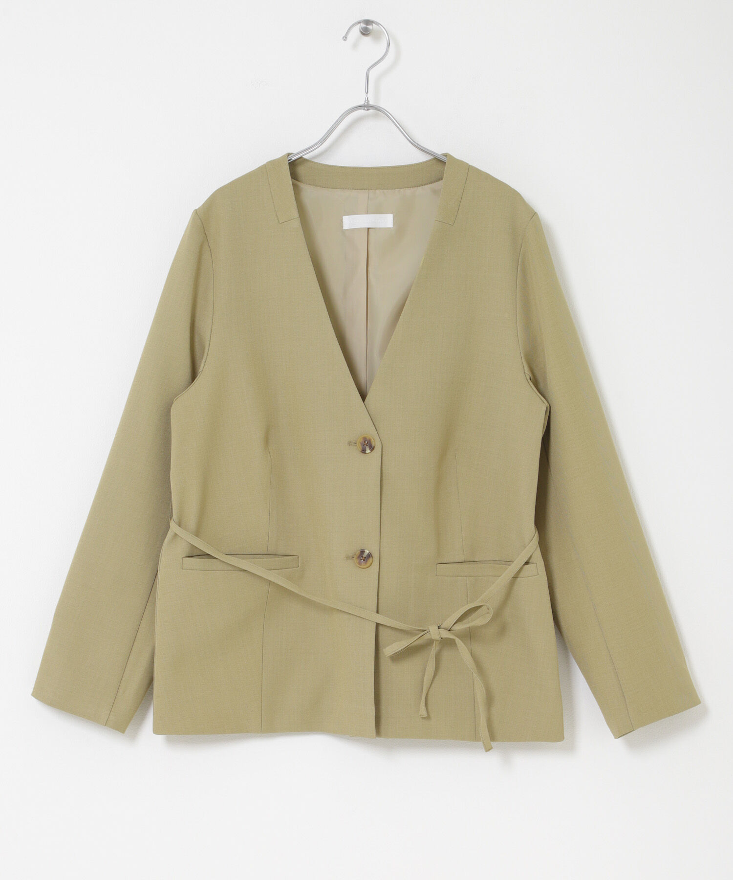 SENSE OF PLACE by URBAN RESEARCH「レースレイヤードノーカラージャケット」|ノーカラージャケット|