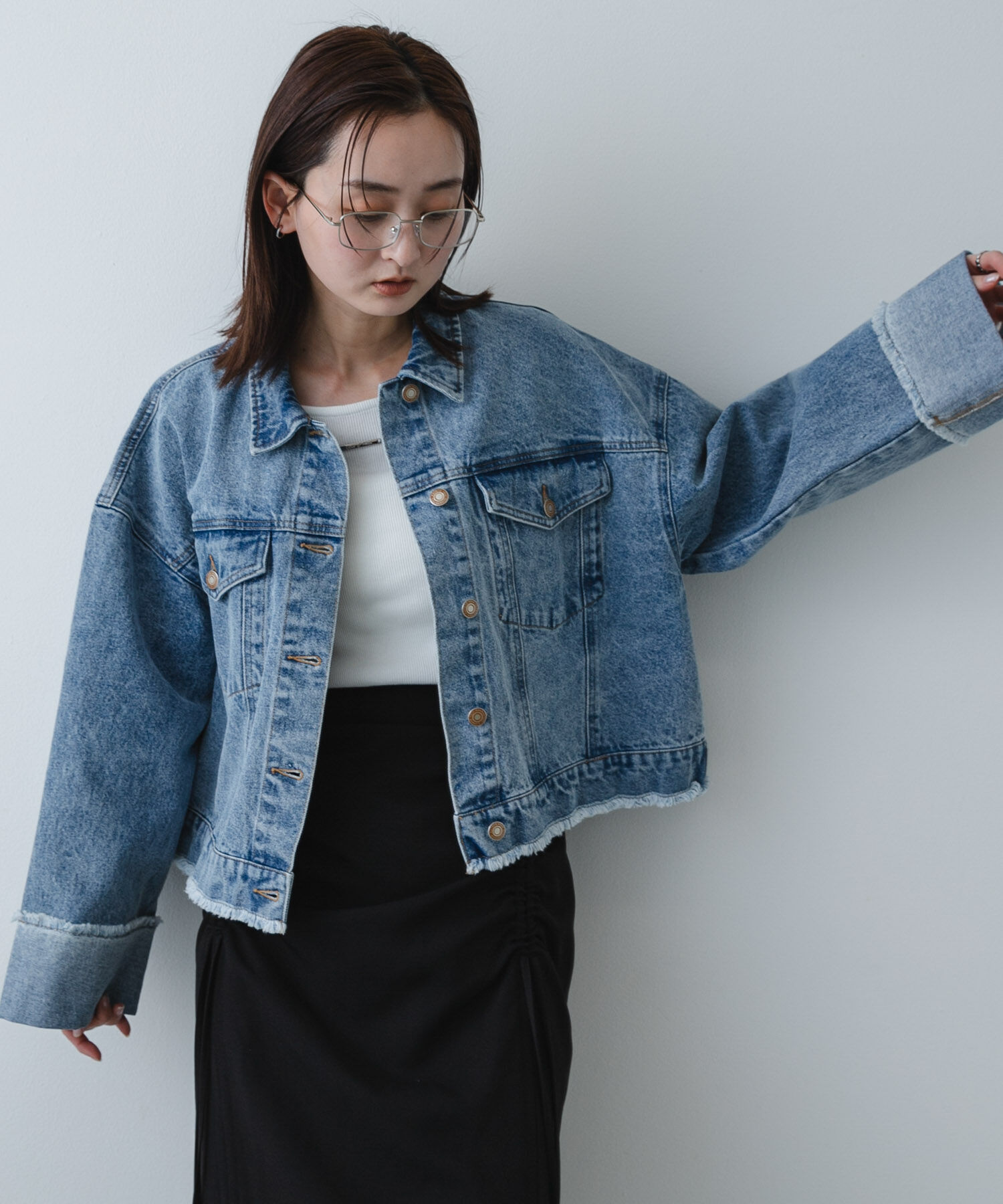 SENSE OF PLACE by URBAN RESEARCH「ロールアップデニムジャケット」|デニムジャケット|