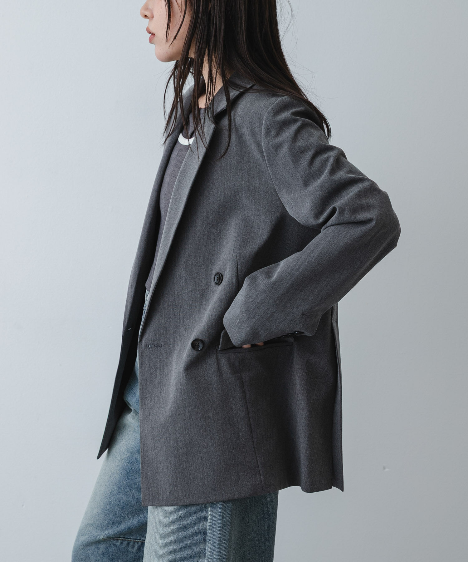 SENSE OF PLACE by URBAN RESEARCH「『イージーケア』ダブルテーラードジャケット」|その他|