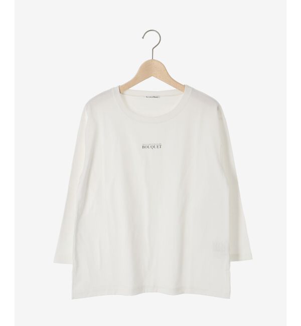  「BOUQUETロゴ7分袖T」|Tシャツ・カットソー|