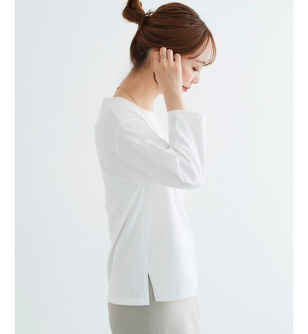  「BOUQUETロゴ7分袖T」|Tシャツ・カットソー|