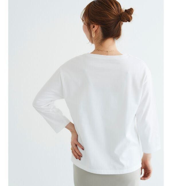  「BOUQUETロゴ7分袖T」|Tシャツ・カットソー|