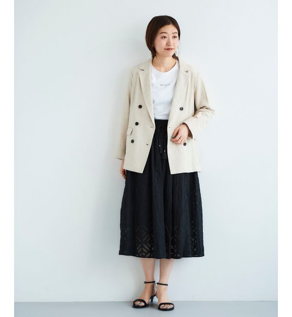  「BOUQUETロゴ7分袖T」|Tシャツ・カットソー|