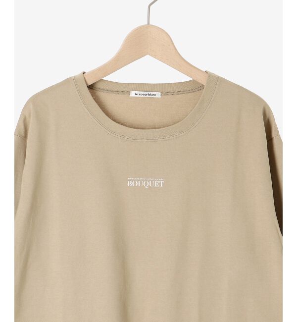  「BOUQUETロゴ7分袖T」|Tシャツ・カットソー|