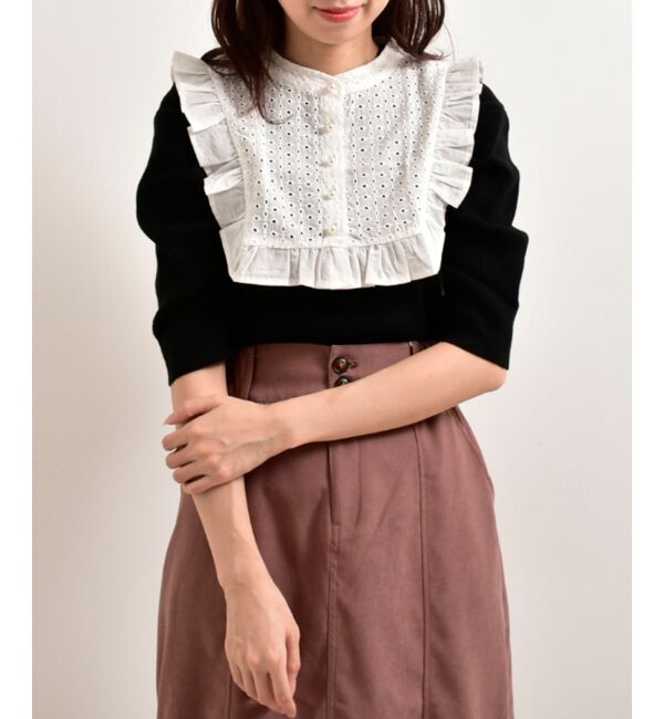 MAJESTICLEGON「ガーリースタイトップス」|ニット・セーター|