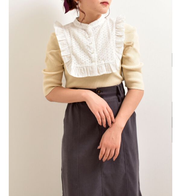 MAJESTICLEGON「ガーリースタイトップス」|ニット・セーター|