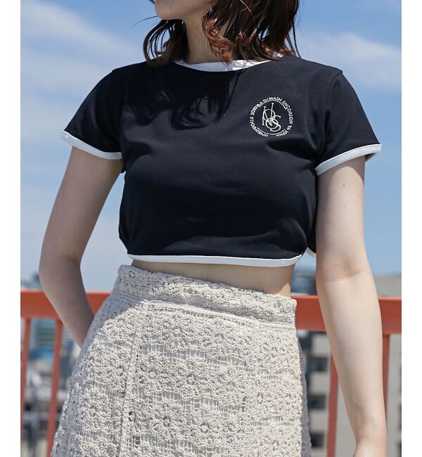 MAJESTICLEGON「ウエストリボンリンガーTee」|Tシャツ・カットソー|