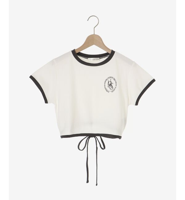 MAJESTICLEGON「ウエストリボンリンガーTee」|Tシャツ・カットソー|