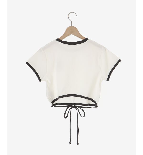 MAJESTICLEGON「ウエストリボンリンガーTee」|Tシャツ・カットソー|