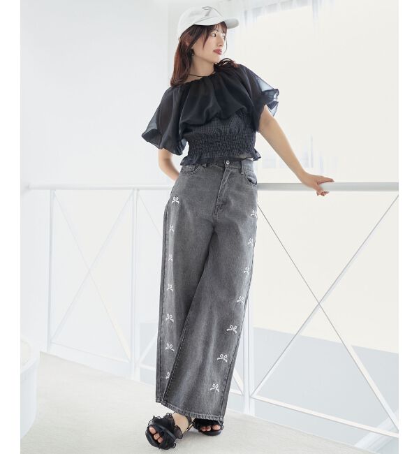 MAJESTICLEGON「前後2wayバルーン袖ブラウス」|シャツ・ブラウス|