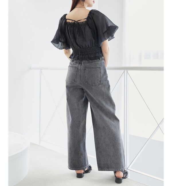 MAJESTICLEGON「前後2wayバルーン袖ブラウス」|シャツ・ブラウス|