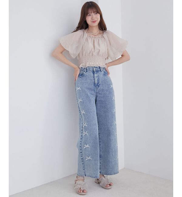 MAJESTICLEGON「前後2wayバルーン袖ブラウス」|シャツ・ブラウス|