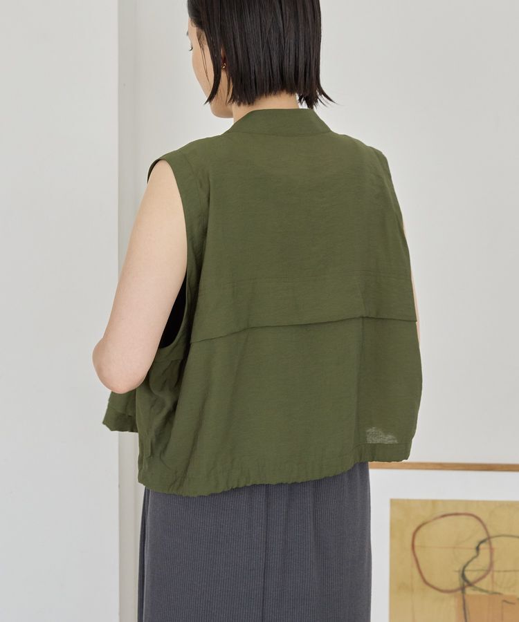 AMERICAN HOLIC「Wポケットショートベスト」|ベスト・ジレ|