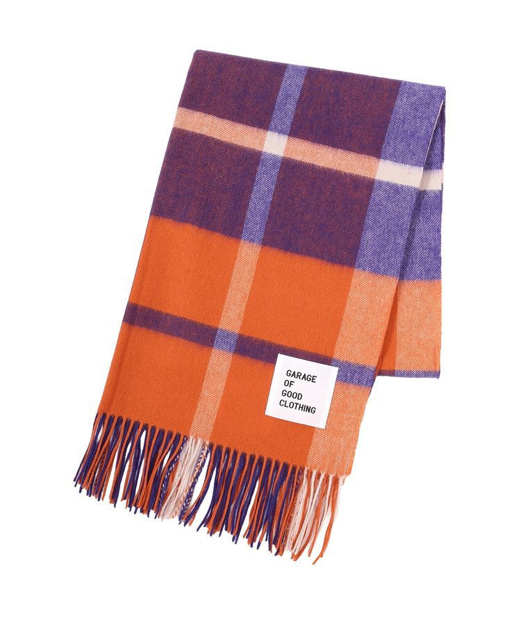 GARAGE OF GOOD CLOTHING「ラムズウールチェックストール」|ストール|