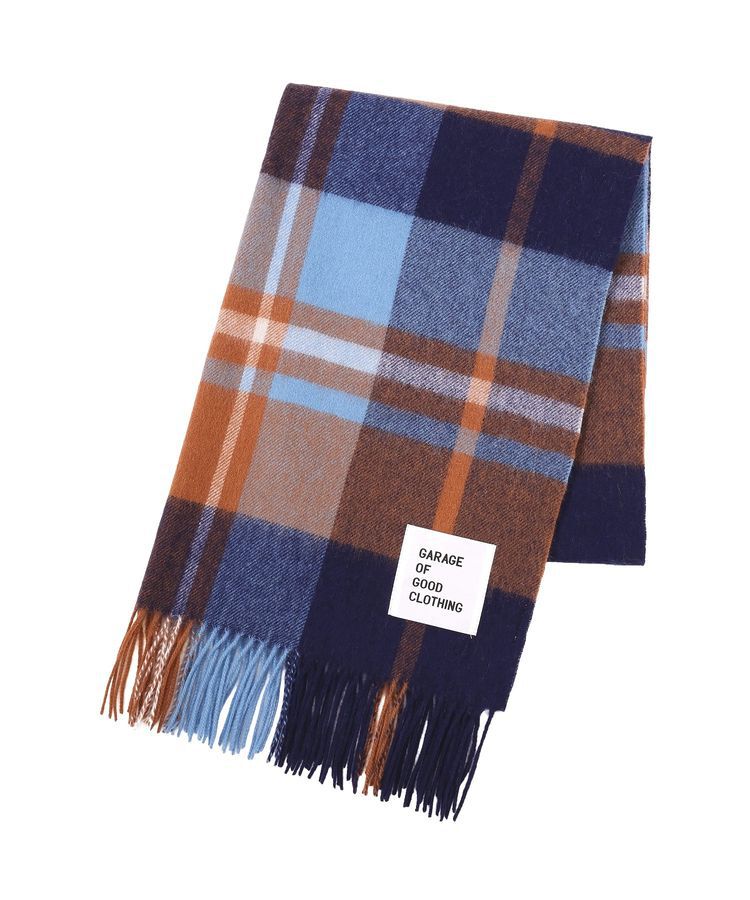 GARAGE OF GOOD CLOTHING「ラムズウールチェックストール」|ストール|