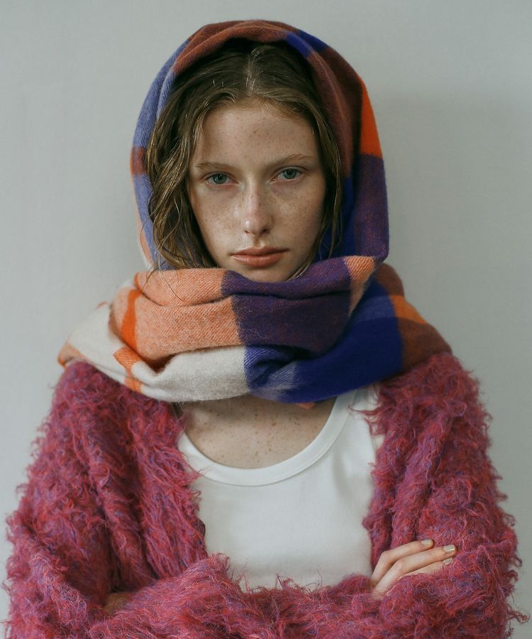 GARAGE OF GOOD CLOTHING「ラムズウールチェックストール」|ストール|