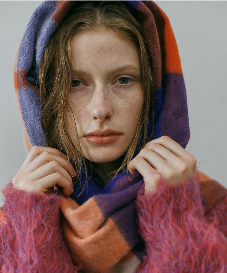 GARAGE OF GOOD CLOTHING「ラムズウールチェックストール」|ストール|